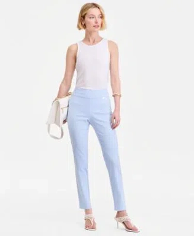 Inc International Concepts Womens Mid Rise Skinny Pants 0p 28w Created For Macys In White