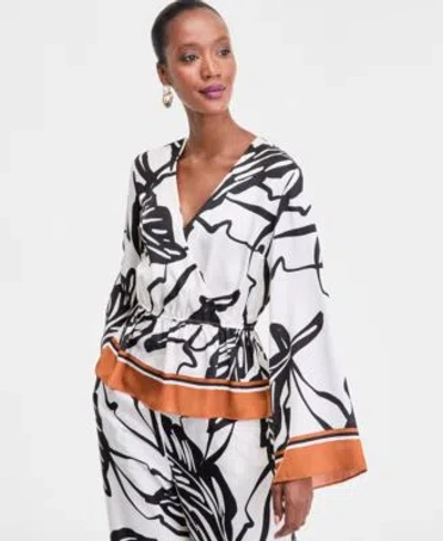 Inc International Concepts Womens Printed Peplum Top P Xs 3x Exclusively At Macys