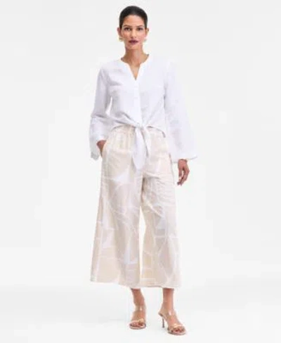 INC INTERNATIONAL CONCEPTS WOMENS PRINTED PULL ON WIDE LEG PANTS P XS 3X MACYS EXCLUSIVE