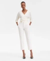 Inc International Concepts Womens Straight Leg Cropped Pants 0 16p Exclusively At Macys