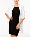 Inc International Concepts Wrap & Scarf In One, Created For Macy's In White