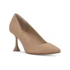 Inc International Concepts Zelip Women 9.5 Tan Leather Pointed Toe Pumps Gbnc644 In Brown