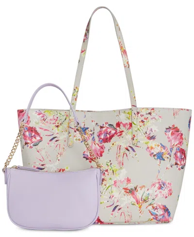 Inc International Concepts Zoiey 2-1 Tote, Created For Macy's In Lana Lavender