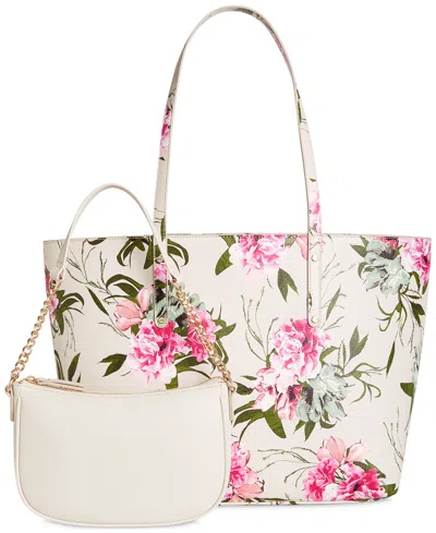 Inc International Concepts Zoiey 2-1 Tote, Created For Macy's In White