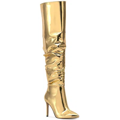 Inc Iyonna Womens Zipper Slouchy Over-the-knee Boots In Multi