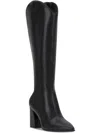INC JOVIE WOMENS FAUX LEATHER TALL KNEE-HIGH BOOTS