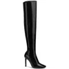 Inc Keenah Womens Patent Square Toe Thigh-high Boots In Black