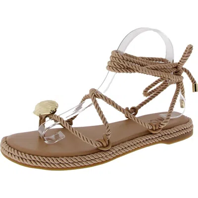 Inc Mabyr Womens Metallic Shells Rope Lace-up In Multi