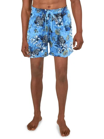 Inc Mens Printed Beachwear Swim Trunks In Multi