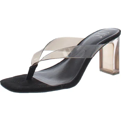 Inc Myrene Womens Square Toe Slip On Heels In Multi