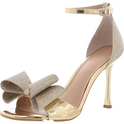 Inc Naasira Womens Glitter Bow Heels In Multi