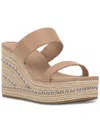 Inc Nylana Womens Square Toe Manmade Wedge Sandals In Multi