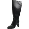 Inc Odina Womens Wide Calf Faux Leather Knee-high Boots In Multi