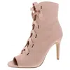 Inc Romeily Womens Satin Peep-toe Booties In Multi
