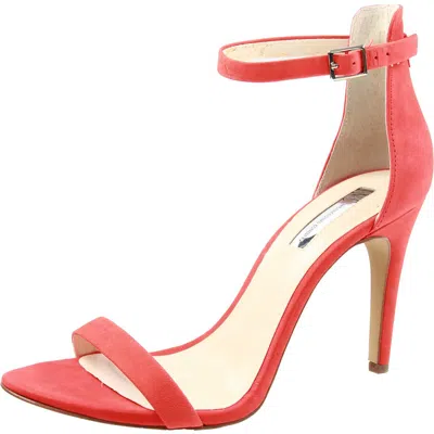 Inc Roriee Womens Solid Ankle Strap Dress Sandals In Orange