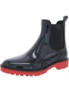 Inc Rylien Womens Patent Pull On Rain Boots In Multi