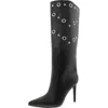 Inc Saioa Womens Eyelet Manmade Knee-high Boots In Black