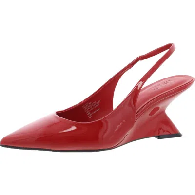 Inc Sairi Womens Patent Pointed Toe Slingback Heels In Multi