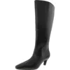 Inc Samey Womens Wide Calf Faux Leather Knee-high Boots In Black