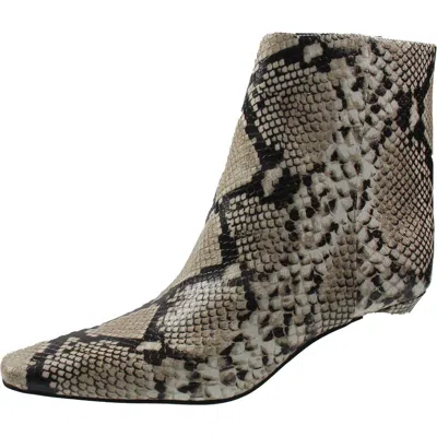 Inc Sarey Womens Zipper Man Made Booties In Multi