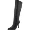 Inc Savonia Womens Zipper Woven Knee-high Boots