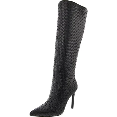 Inc Savonia Womens Zipper Woven Knee-high Boots