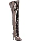 Inc Sedona Womens Metallic Pointed Toe Over-the-knee Boots In Multi