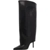 Inc Skylar Womens Covered Heel Man Made Mid-calf Boots In Black