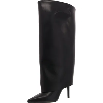 Inc Skylar Womens Covered Heel Man Made Mid-calf Boots In Black