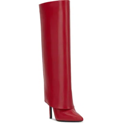 Inc Skylar Womens Cuffed Faux Leather Knee-high Boots In Multi