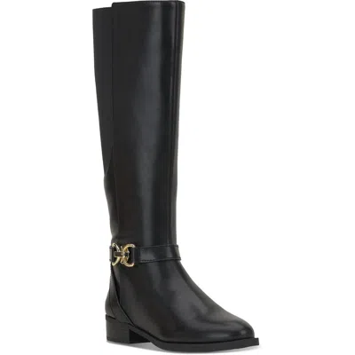 Inc Womens Block Heel Man Made Knee-high Boots In Multi