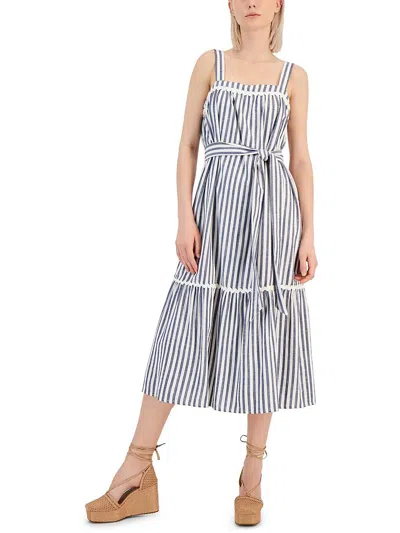 Inc Womens Casual Midi Sundress In Multi