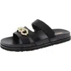 Inc Womens Embellished Manmade Slide Sandals In Multi