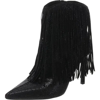 Inc Womens Embellished Mid-calf Boots In Black