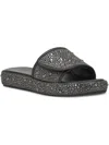 Inc Rayley Womens Rhinestone Man Made Slide Sandals In Multi