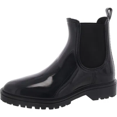 Inc Womens Patent Block Heel Booties In Black