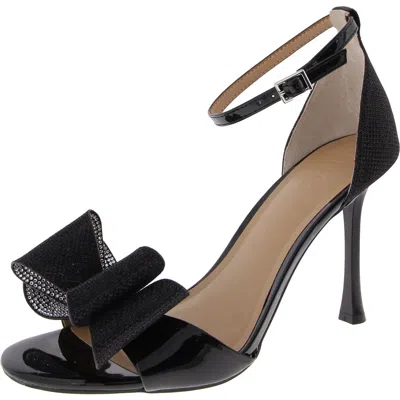 Inc Womens Patent Bow Ankle Strap In Multi