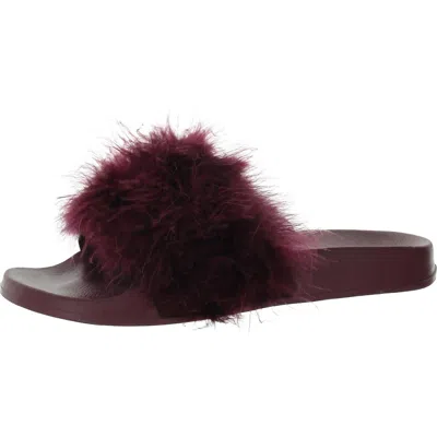 Inc Womens Sandal Slip On Slide Sandals In Purple