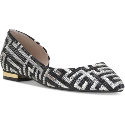 Inc Womens Sequined Man Made Flat Shoes In Multi