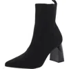 Inc Womens Stretch Manmade Booties In Black