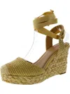Inc Womens Woven Strappy Wedge Sandals In Multi