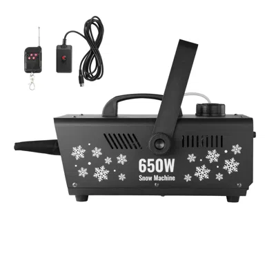 Inc X Snow Machine, 650w Wireless Remote Control Snow Maker Machine With 1l Tank High Output Portable Prem