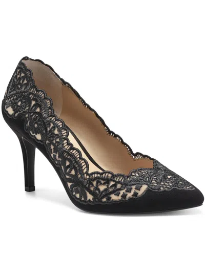 Inc Zitah Womens Slip On Pointed Toe Pumps In Multi