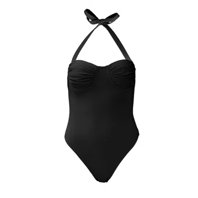 Incantevole Milano Women's One-piece Swimsuit In Black