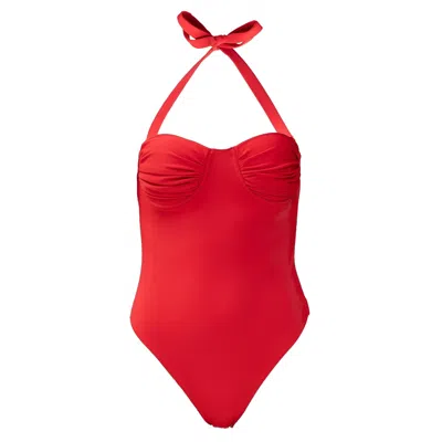 Incantevole Milano Women's One-piece Swimsuit In Red