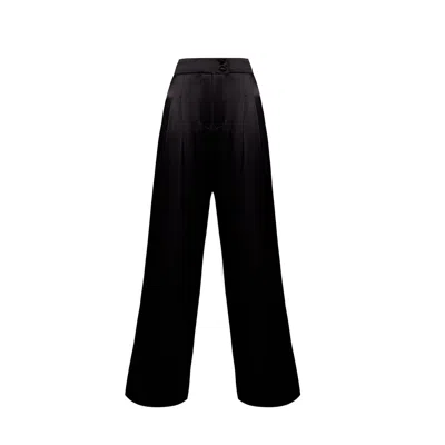 Incantevole Milano Women's Silk Pants In Black