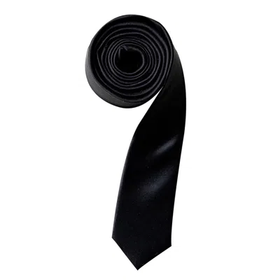 Incantevole Milano Women's Silk Tie In Black