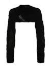 Incarnation Patchwork Scarves In Black