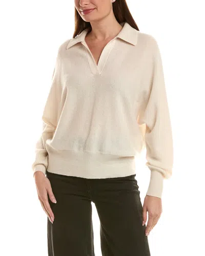 Incashmere 100% Cashmere Oversize Polo Sweater In Neutral