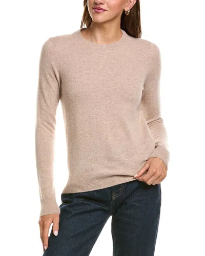 Incashmere Basic Crewneck 100% Cashmere Sweater In Neutral